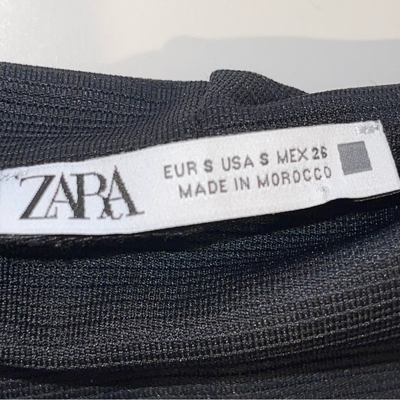 ZARA | Short Casual Style Sleeveless Plain Short Sleeves Dresses Sz S - Picture 12 of 17